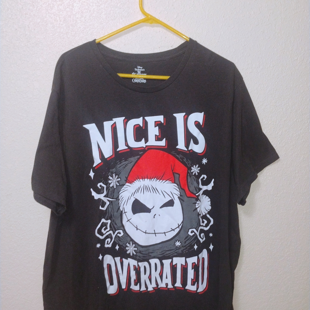 Disney Tim Burton's The Nightmare Before Christmas T-Shirt Jack Skeleton Hallowe